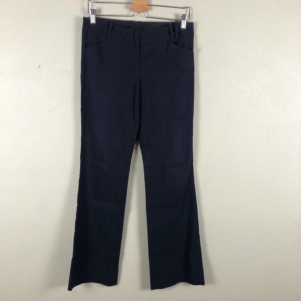 the Limited Pants Black Pinstripe Flared Trouser Timeless Staple Size 4